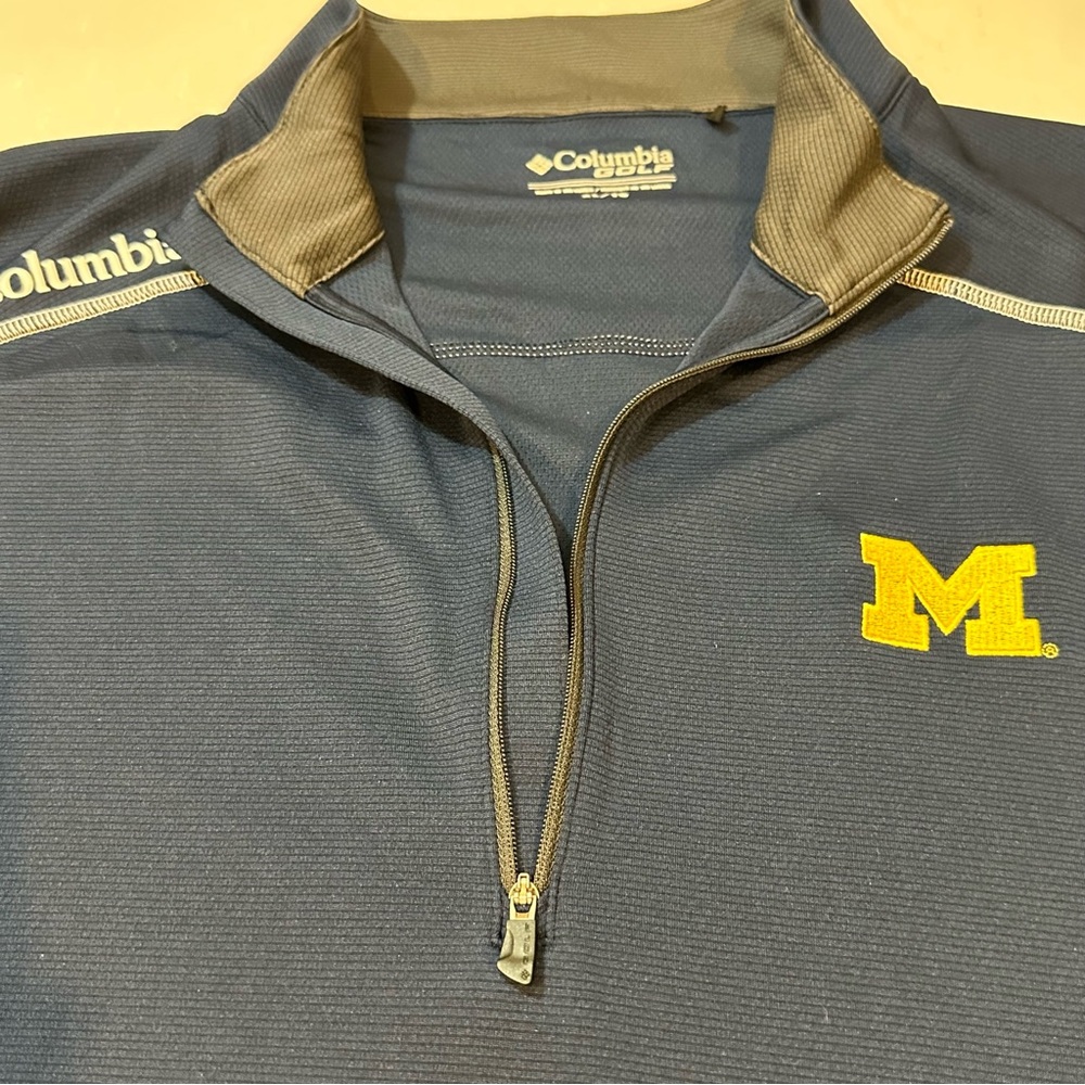 University of Michigan Columbia Men's Dark Blue Performance Jacket Size XL - Picture 10 of 15